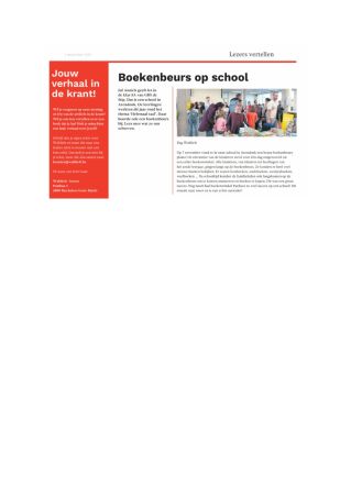 boekenbeurs op school